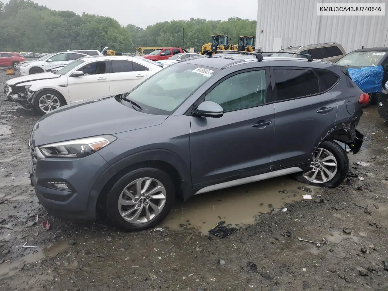 2018 Hyundai Tucson Sel VIN: KM8J3CA43JU740646 Lot: 56465845