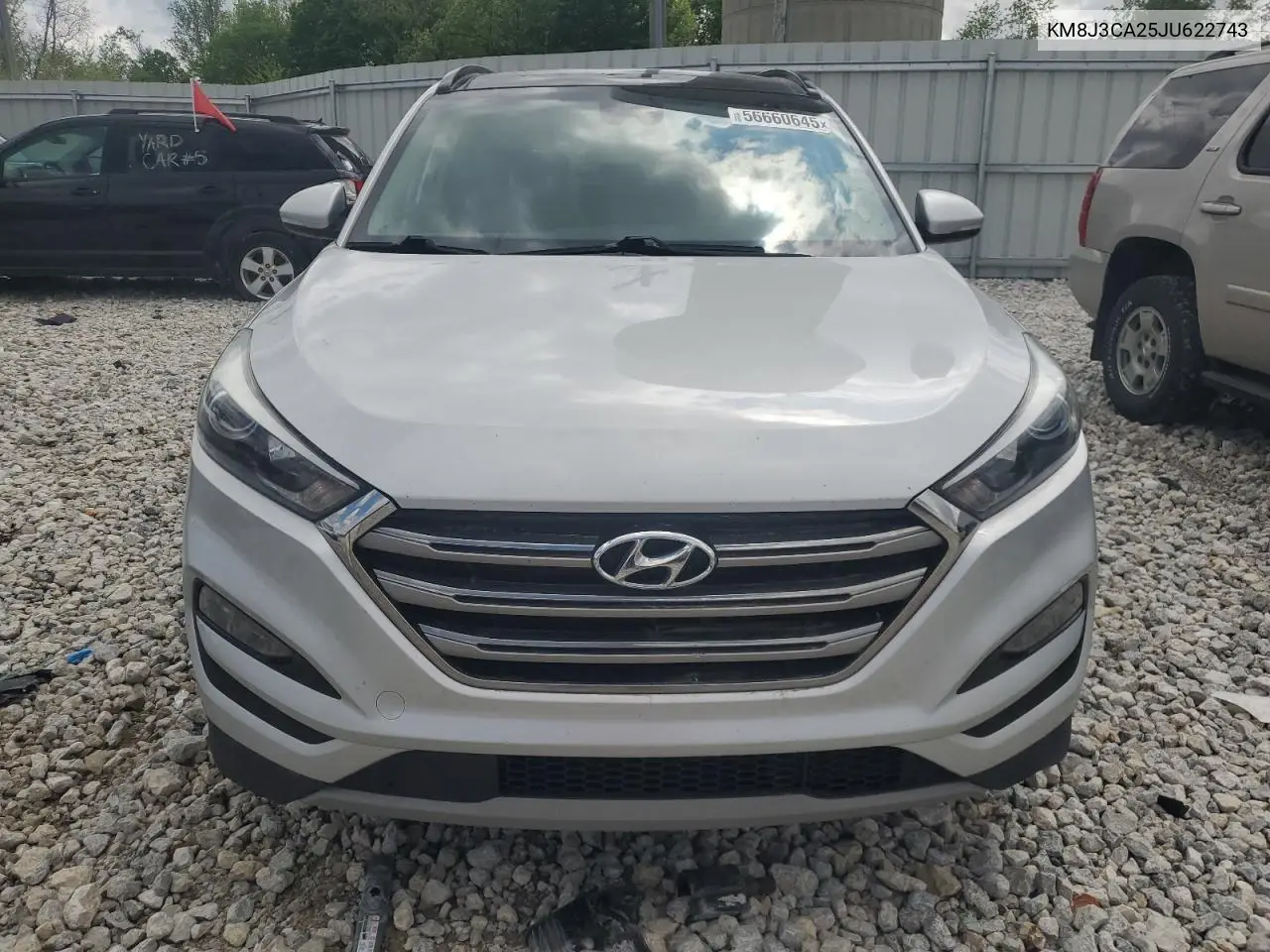 2018 Hyundai Tucson Value VIN: KM8J3CA25JU622743 Lot: 56660645