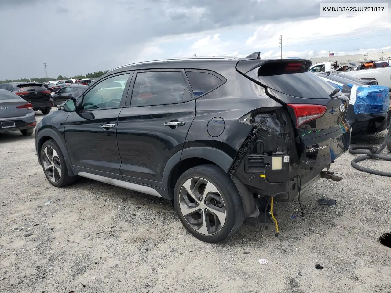 2018 Hyundai Tucson Value VIN: KM8J33A25JU721837 Lot: 62382505