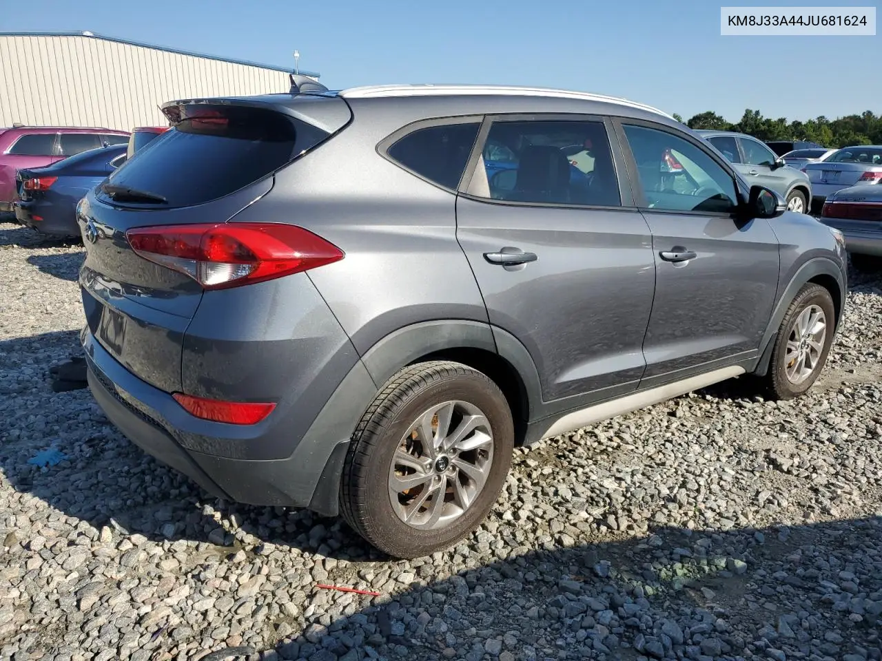 2018 Hyundai Tucson Sel VIN: KM8J33A44JU681624 Lot: 62592895