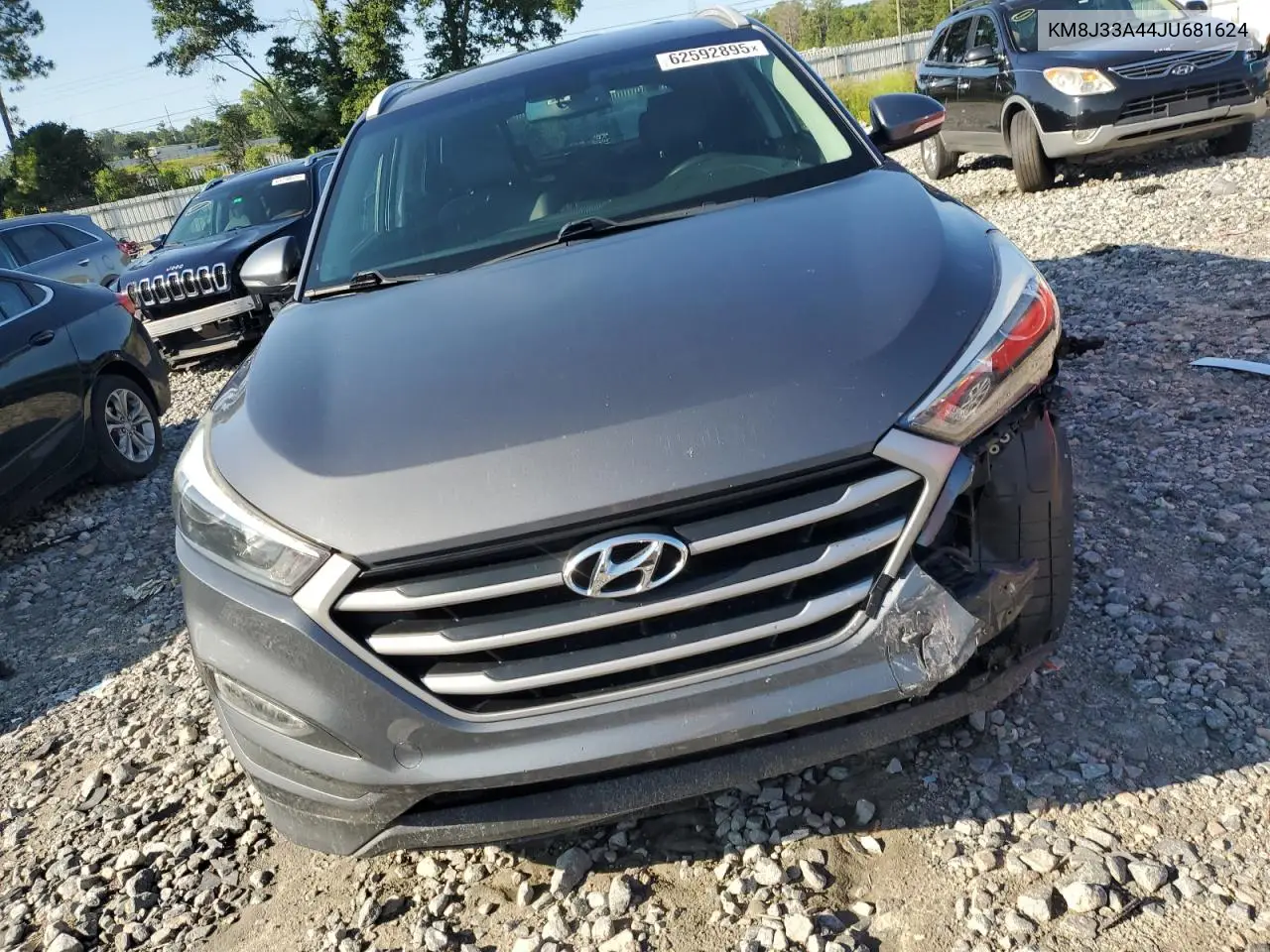 2018 Hyundai Tucson Sel VIN: KM8J33A44JU681624 Lot: 62592895