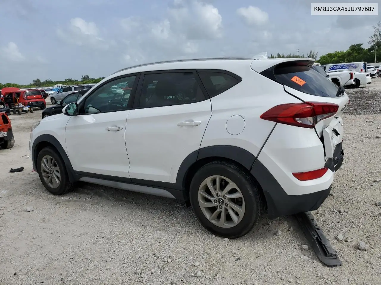 2018 Hyundai Tucson Sel VIN: KM8J3CA45JU797687 Lot: 62839715