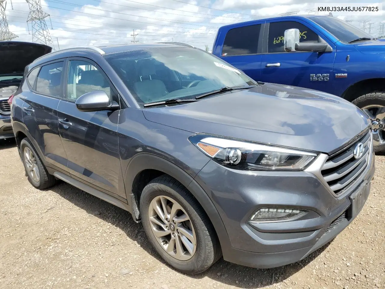 2018 Hyundai Tucson Sel VIN: KM8J33A45JU677825 Lot: 62859785