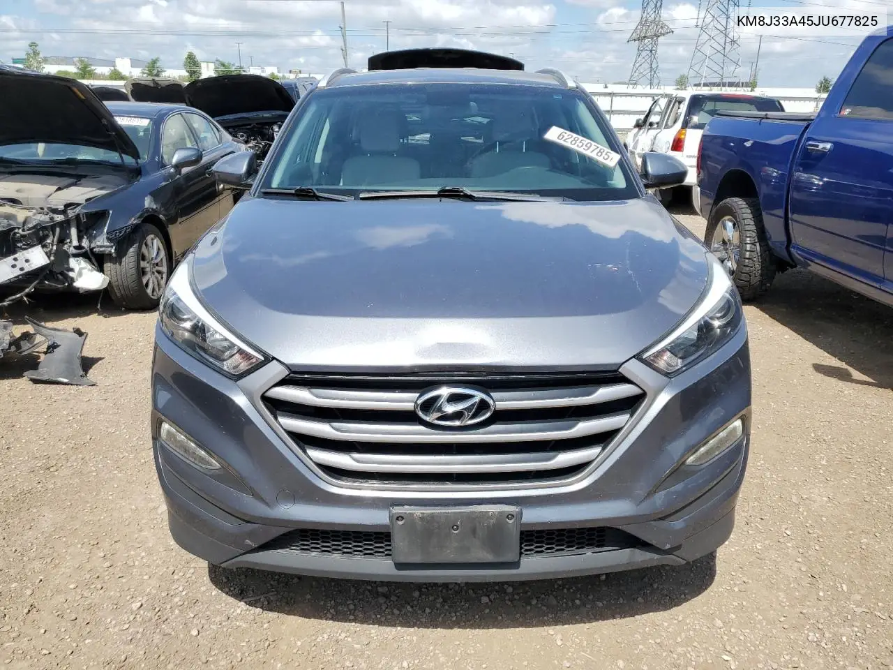 2018 Hyundai Tucson Sel VIN: KM8J33A45JU677825 Lot: 62859785