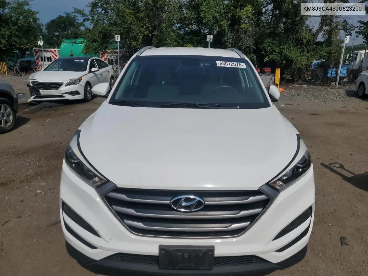 2018 Hyundai Tucson Sel VIN: KM8J3CA43JU623200 Lot: 63012075