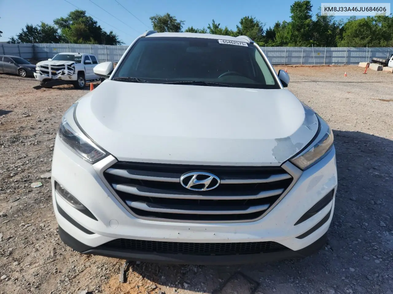 2018 Hyundai Tucson Sel VIN: KM8J33A46JU684606 Lot: 65462575