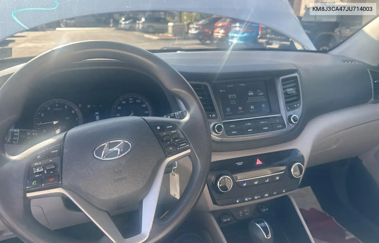 2018 Hyundai Tucson Sel VIN: KM8J3CA47JU714003 Lot: 66107135