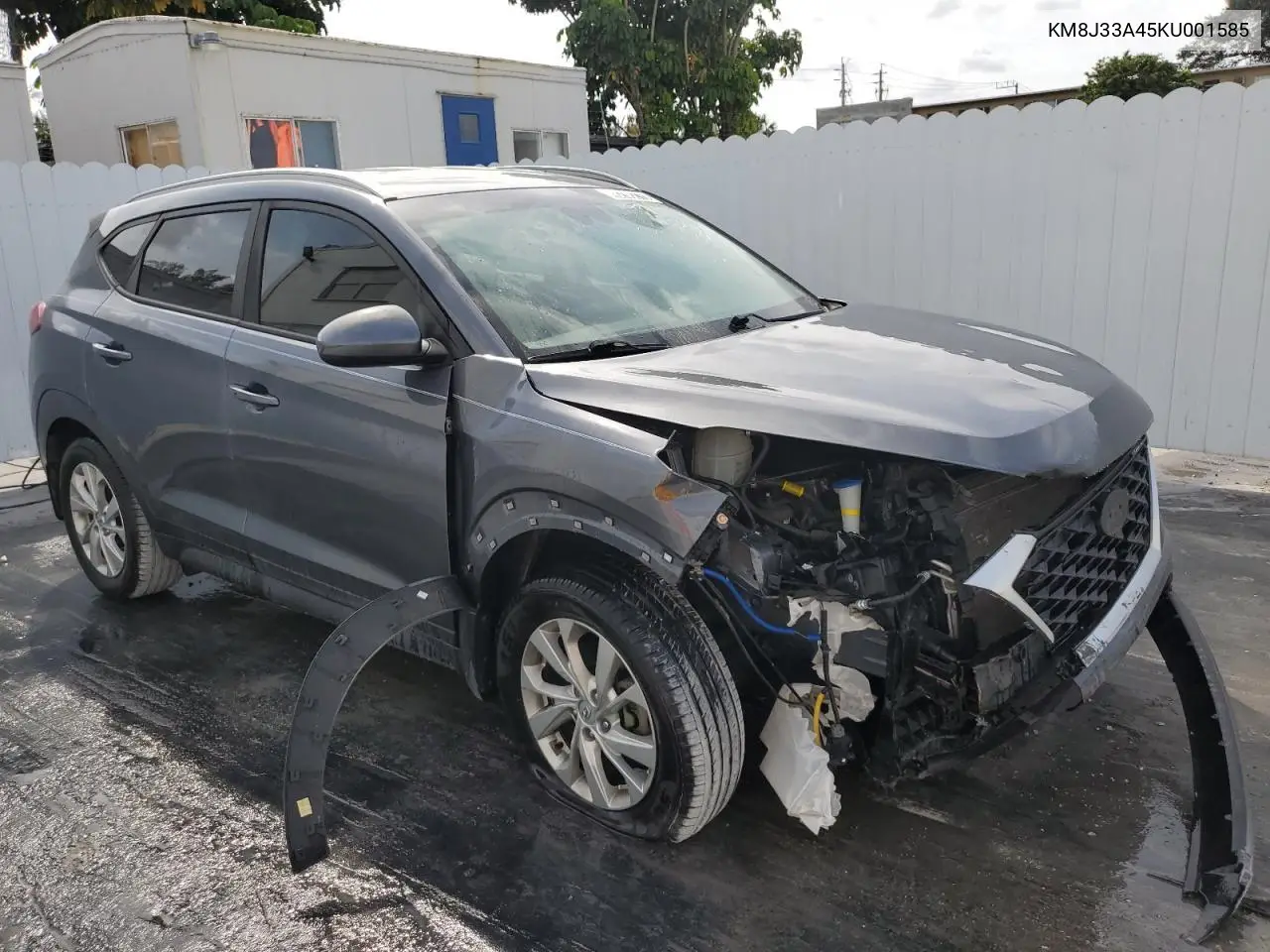 2019 Hyundai Tucson Limited VIN: KM8J33A45KU001585 Lot: 51067345