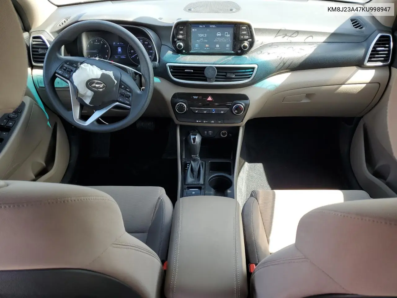 2019 Hyundai Tucson Se VIN: KM8J23A47KU998947 Lot: 56916065