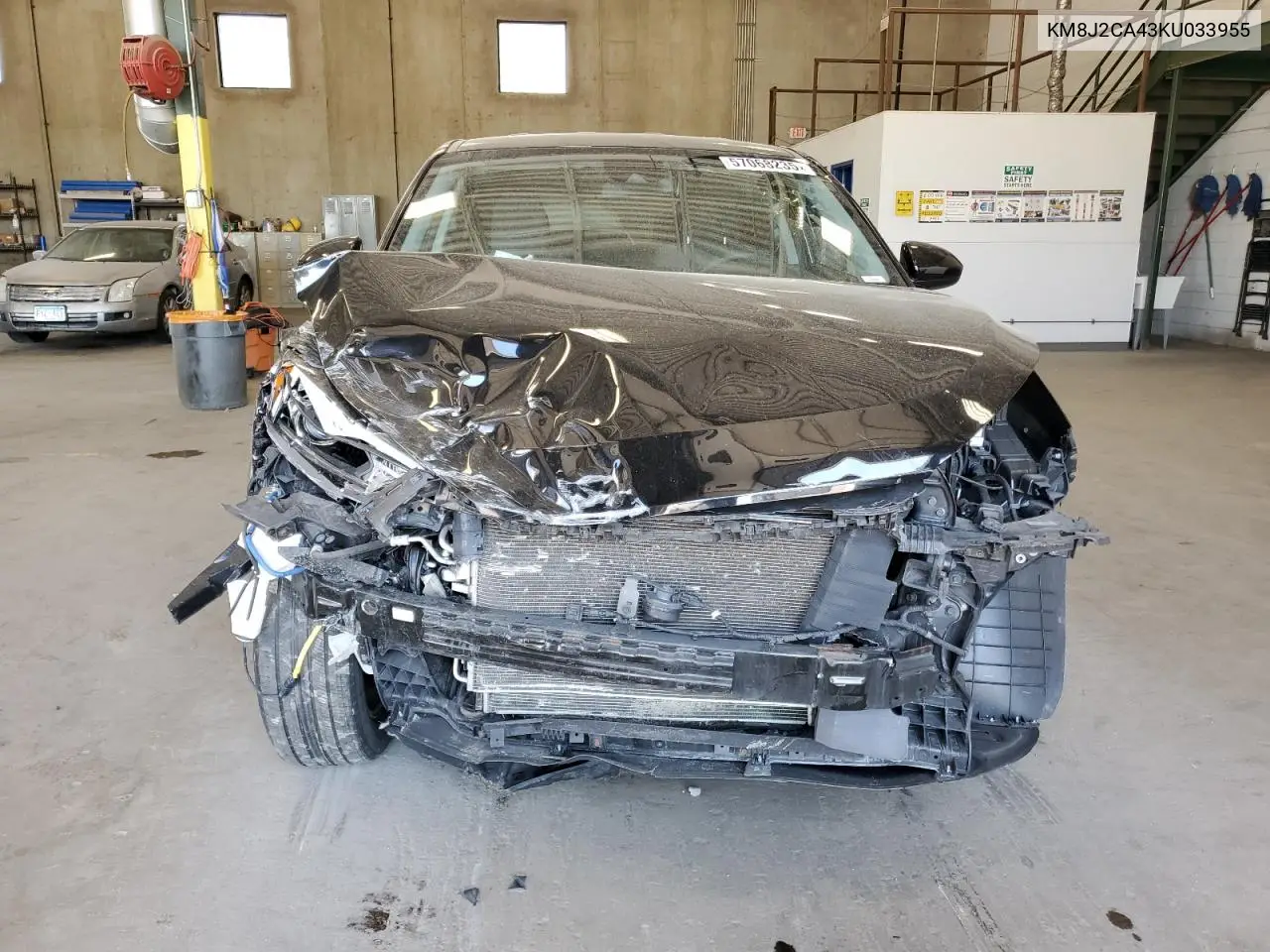2019 Hyundai Tucson Se VIN: KM8J2CA43KU033955 Lot: 57068235