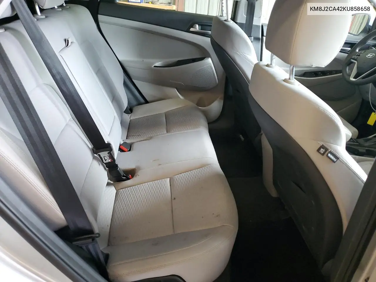 2019 Hyundai Tucson Se VIN: KM8J2CA42KU858658 Lot: 57134265