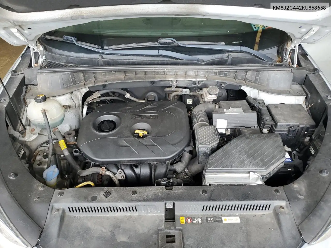 2019 Hyundai Tucson Se VIN: KM8J2CA42KU858658 Lot: 57134265