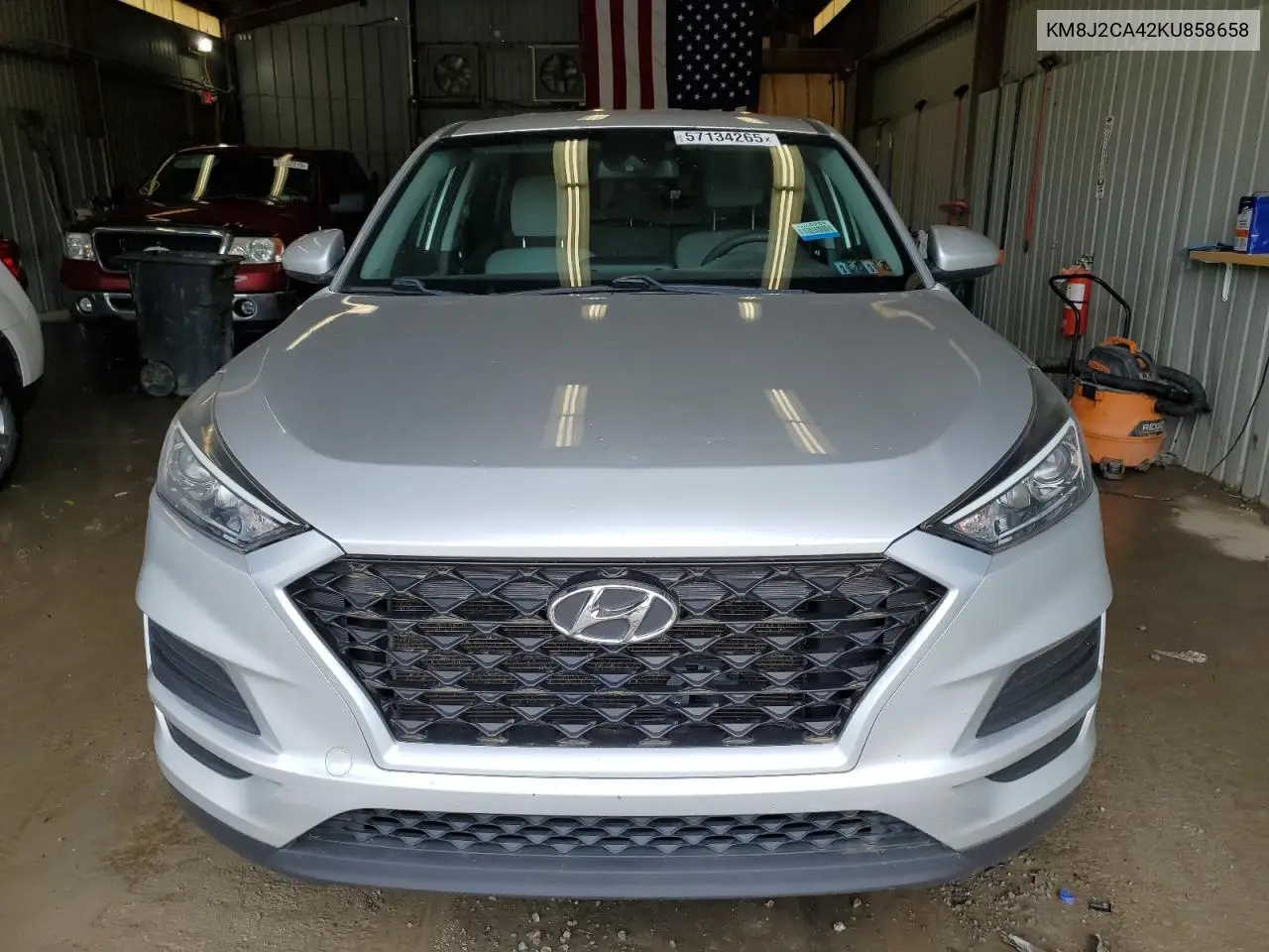 2019 Hyundai Tucson Se VIN: KM8J2CA42KU858658 Lot: 57134265