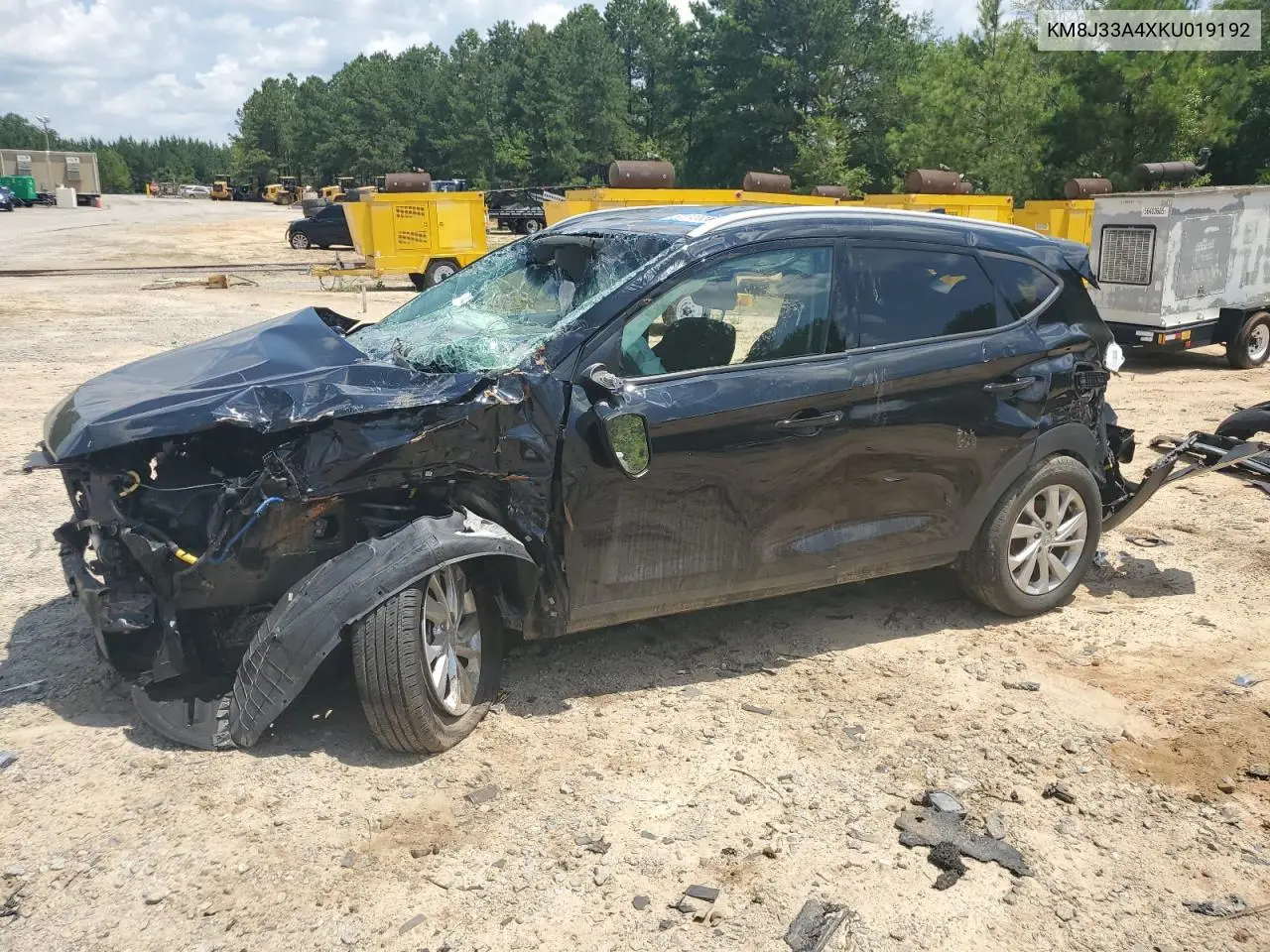 2019 Hyundai Tucson Limited VIN: KM8J33A4XKU019192 Lot: 62395555