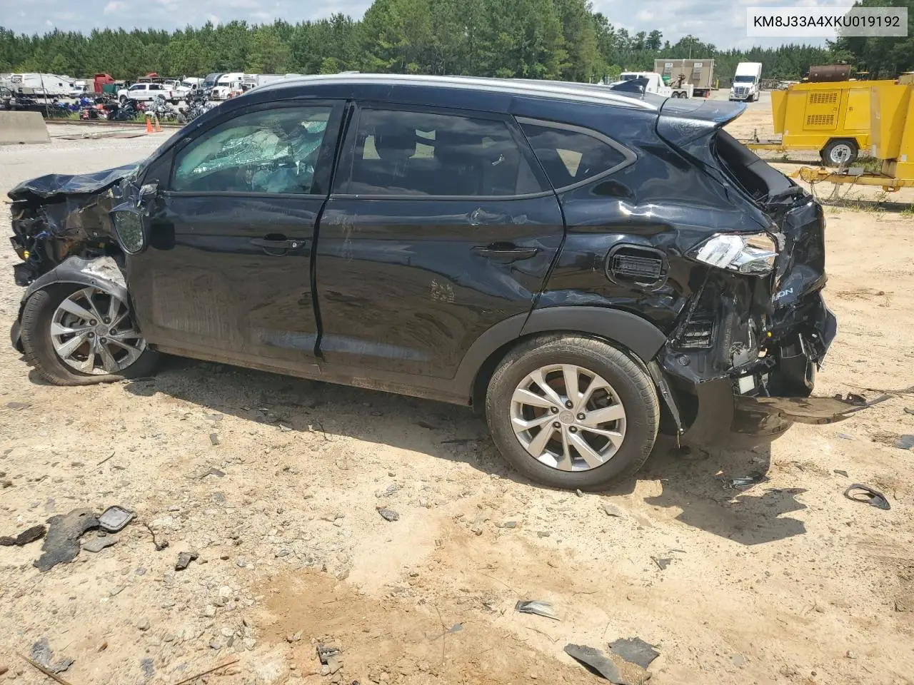 2019 Hyundai Tucson Limited VIN: KM8J33A4XKU019192 Lot: 62395555