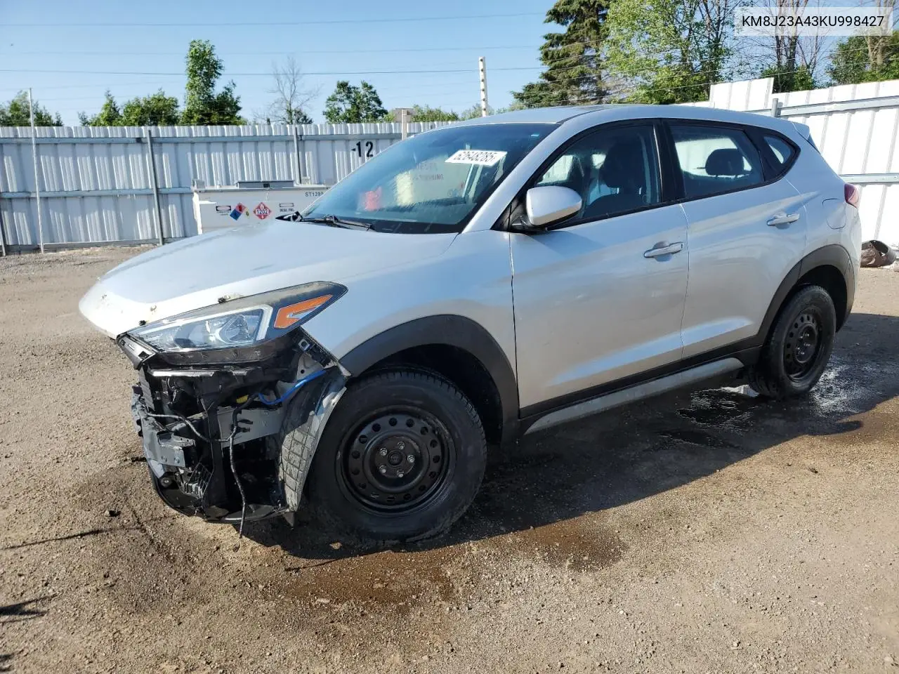 2019 Hyundai Tucson Se VIN: KM8J23A43KU998427 Lot: 62648285