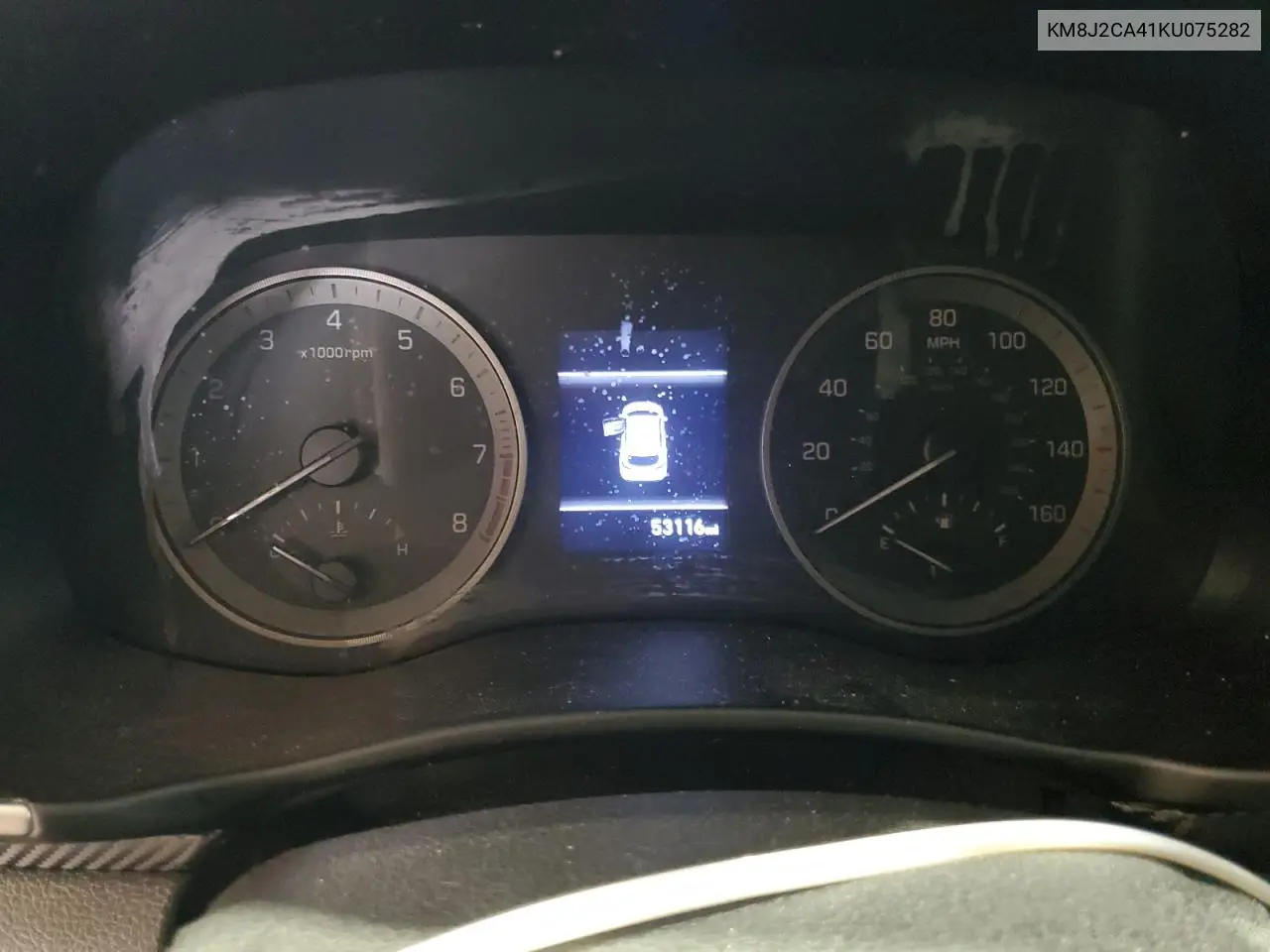 2019 Hyundai Tucson Se VIN: KM8J2CA41KU075282 Lot: 62863725