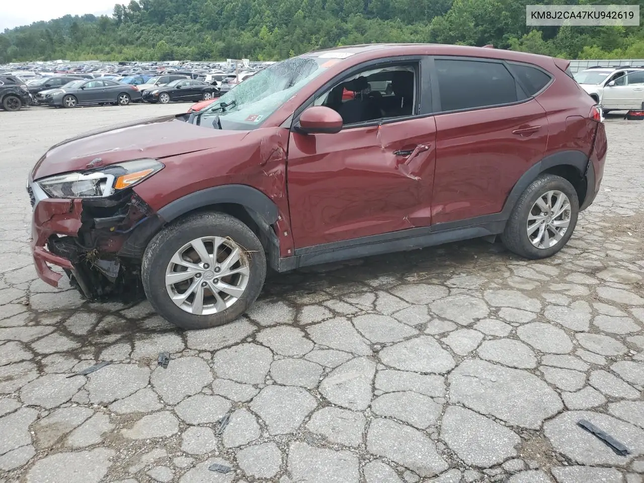 2019 Hyundai Tucson Se VIN: KM8J2CA47KU942619 Lot: 65527835