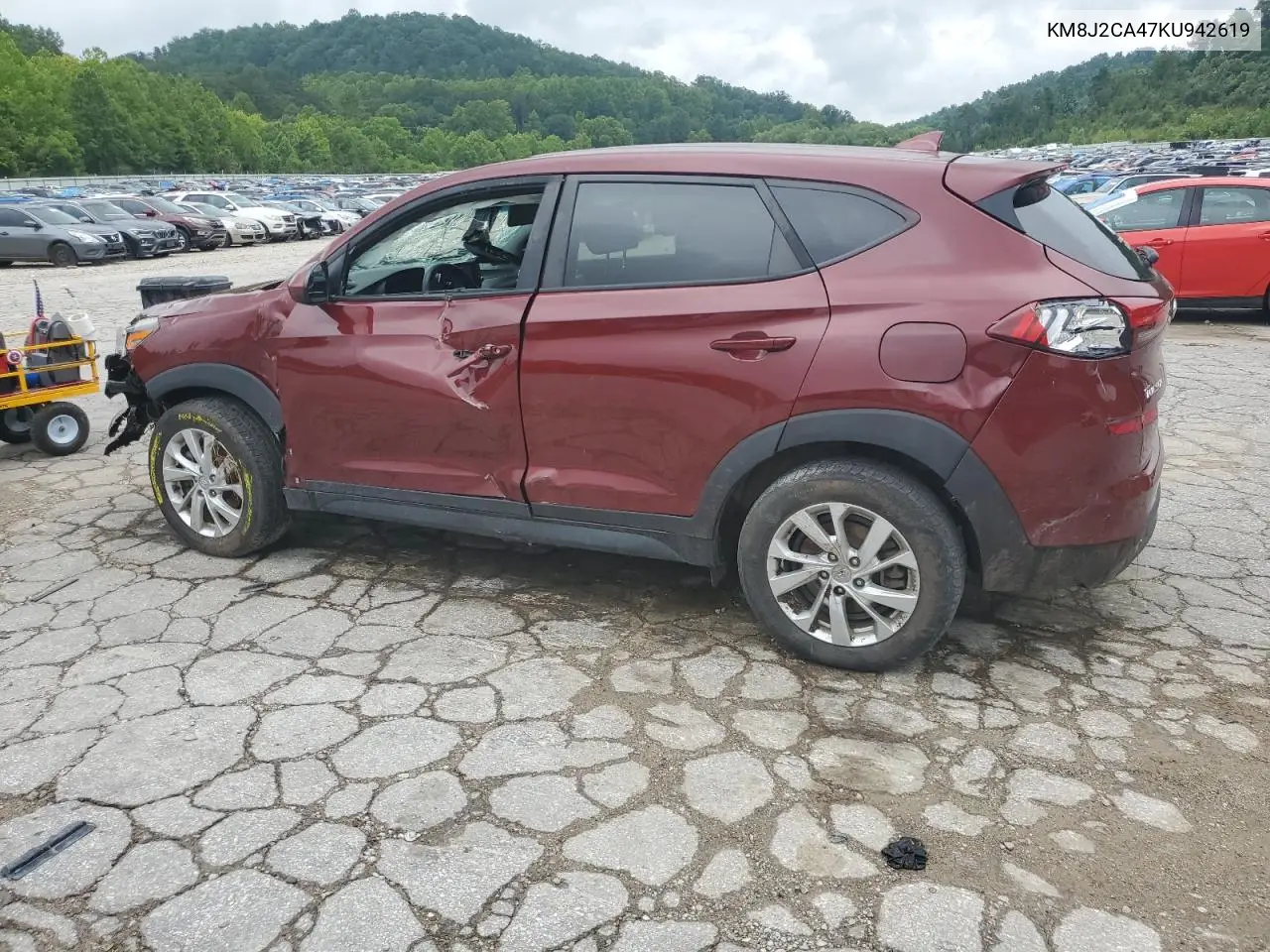 2019 Hyundai Tucson Se VIN: KM8J2CA47KU942619 Lot: 65527835