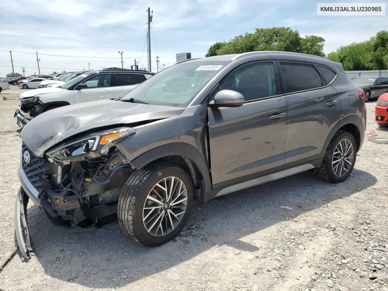 2020 Hyundai Tucson Limited VIN: KM8J33AL3LU230985 Lot: 55344355