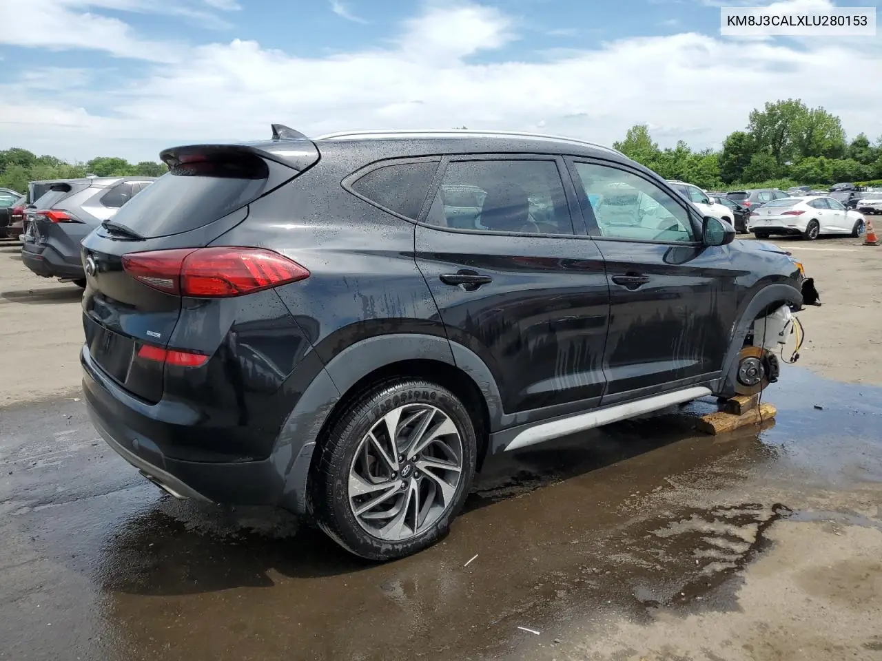 2020 Hyundai Tucson Limited VIN: KM8J3CALXLU280153 Lot: 63006085