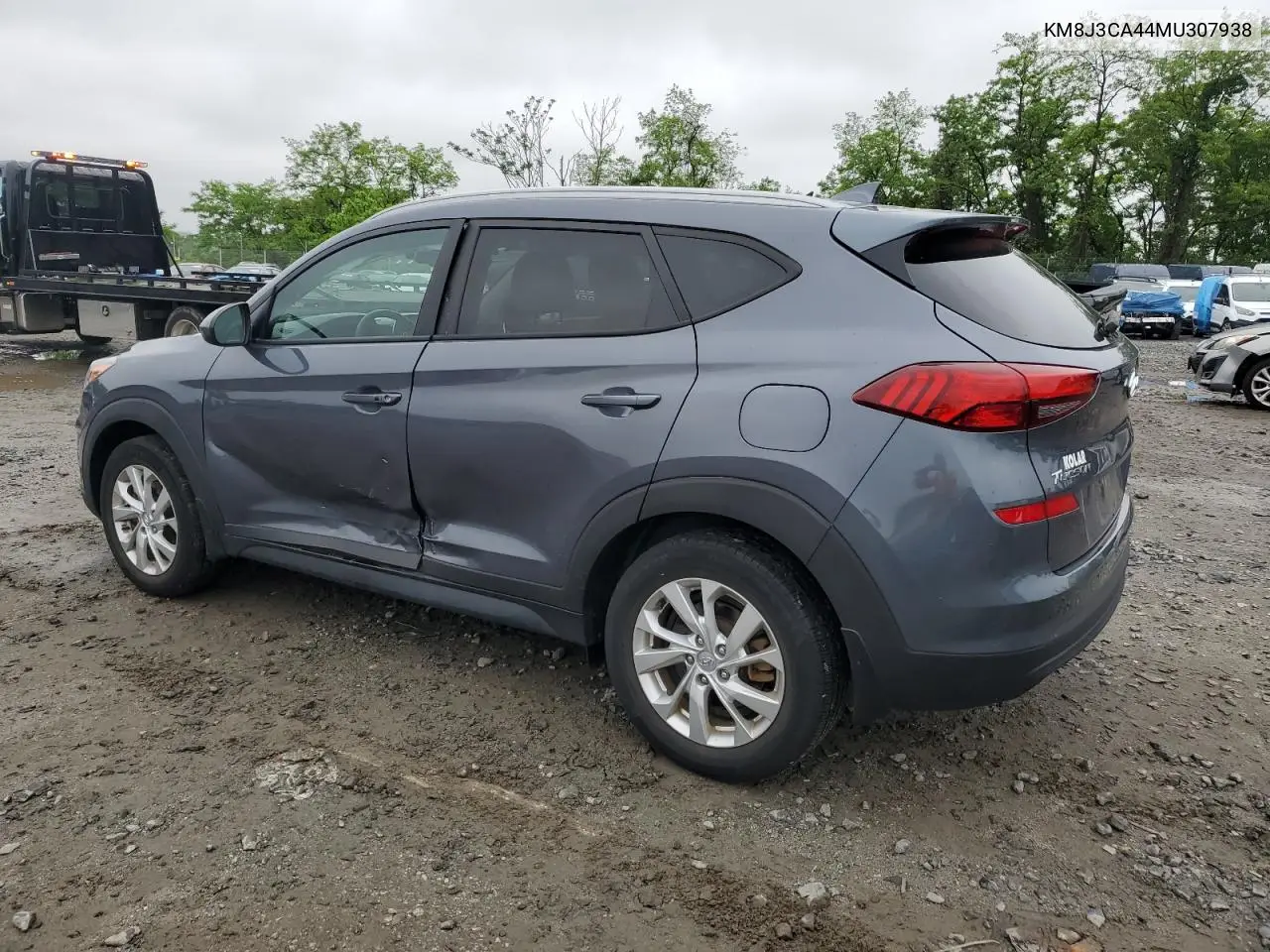 2021 Hyundai Tucson Limited VIN: KM8J3CA44MU307938 Lot: 57111025