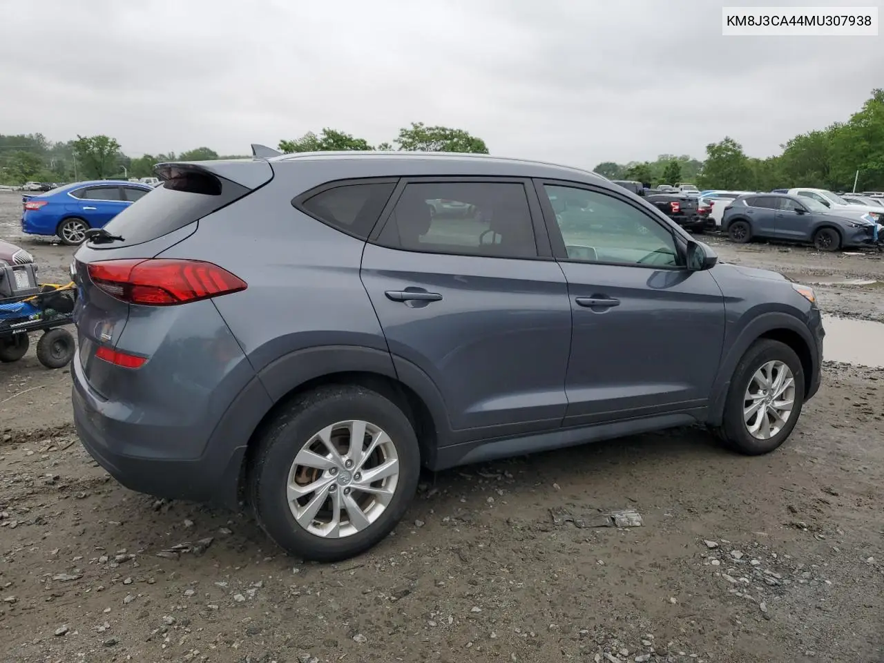 2021 Hyundai Tucson Limited VIN: KM8J3CA44MU307938 Lot: 57111025