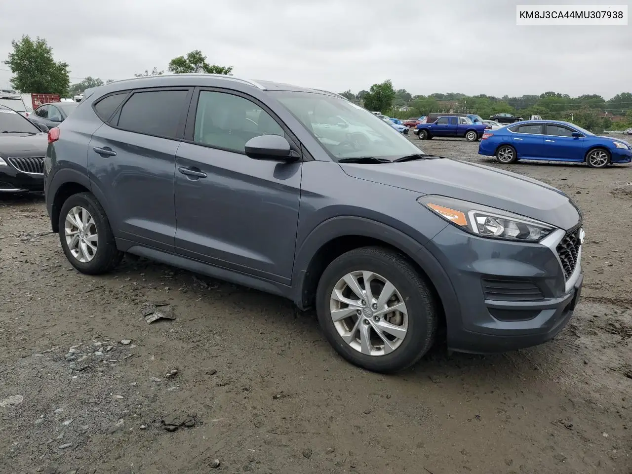 2021 Hyundai Tucson Limited VIN: KM8J3CA44MU307938 Lot: 57111025