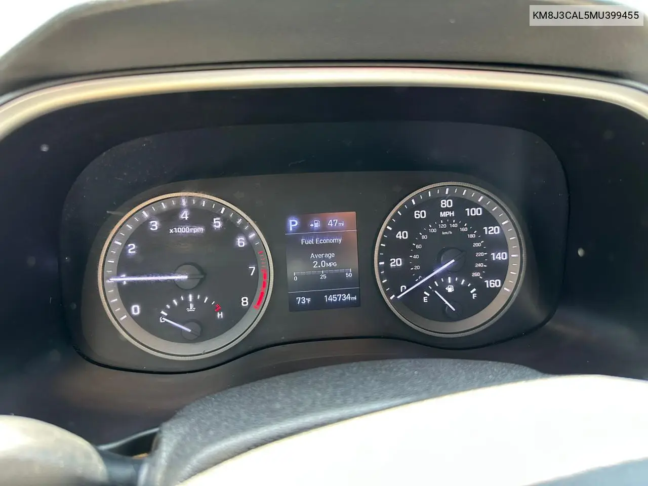 2021 Hyundai Tucson Limited VIN: KM8J3CAL5MU399455 Lot: 57282605