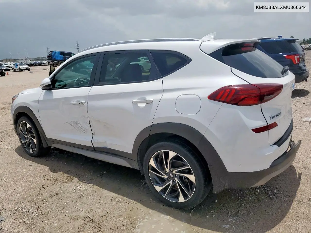 2021 Hyundai Tucson Limited VIN: KM8J33ALXMU360344 Lot: 62921095