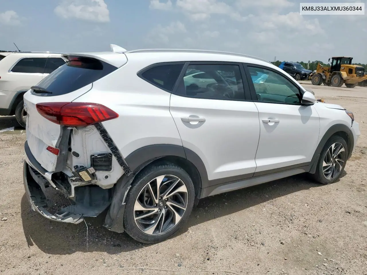 2021 Hyundai Tucson Limited VIN: KM8J33ALXMU360344 Lot: 62921095