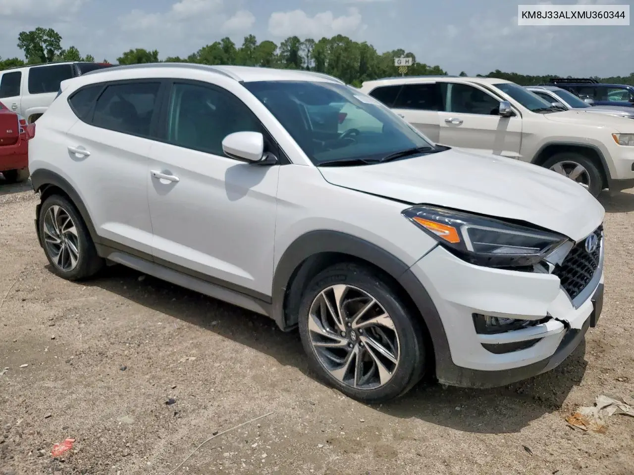 2021 Hyundai Tucson Limited VIN: KM8J33ALXMU360344 Lot: 62921095