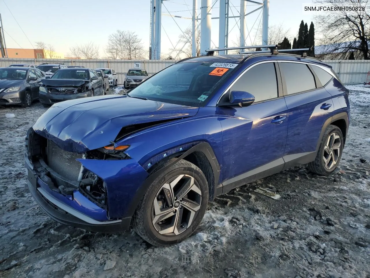2022 Hyundai Tucson Sel VIN: 5NMJFCAE8NH050828 Lot: 42329815