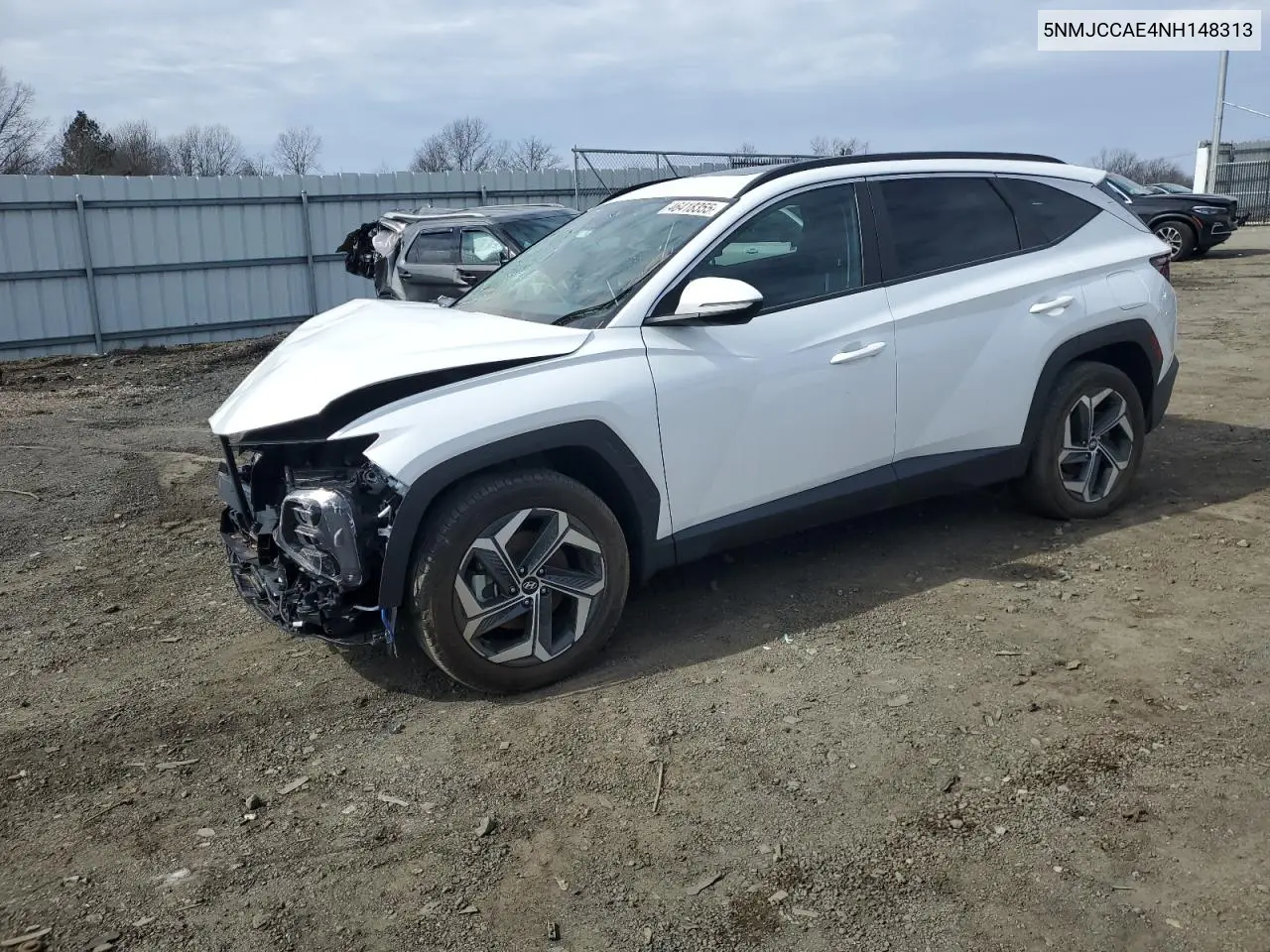 2022 Hyundai Tucson Sel VIN: 5NMJCCAE4NH148313 Lot: 46418355