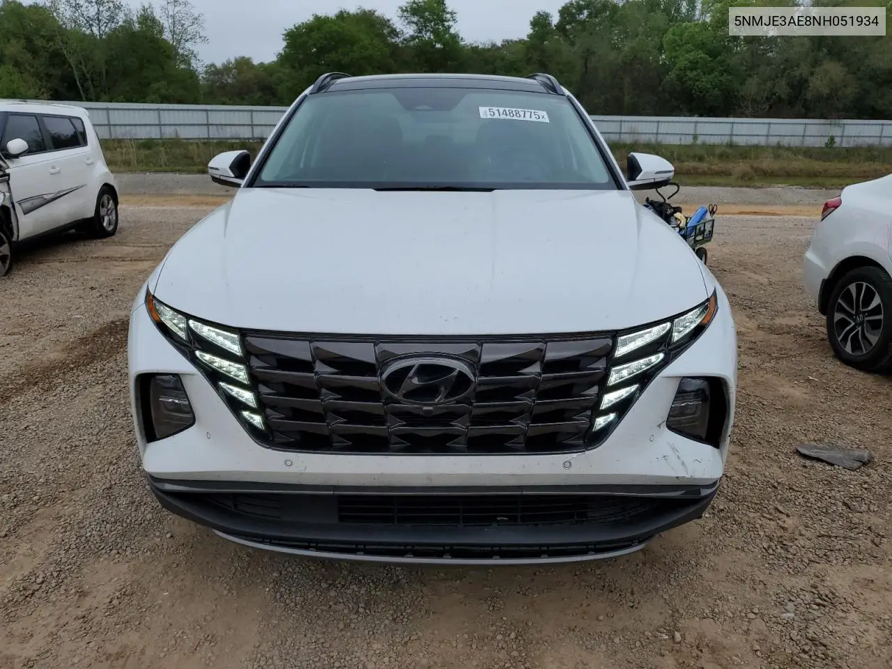 2022 Hyundai Tucson Limited VIN: 5NMJE3AE8NH051934 Lot: 51488775