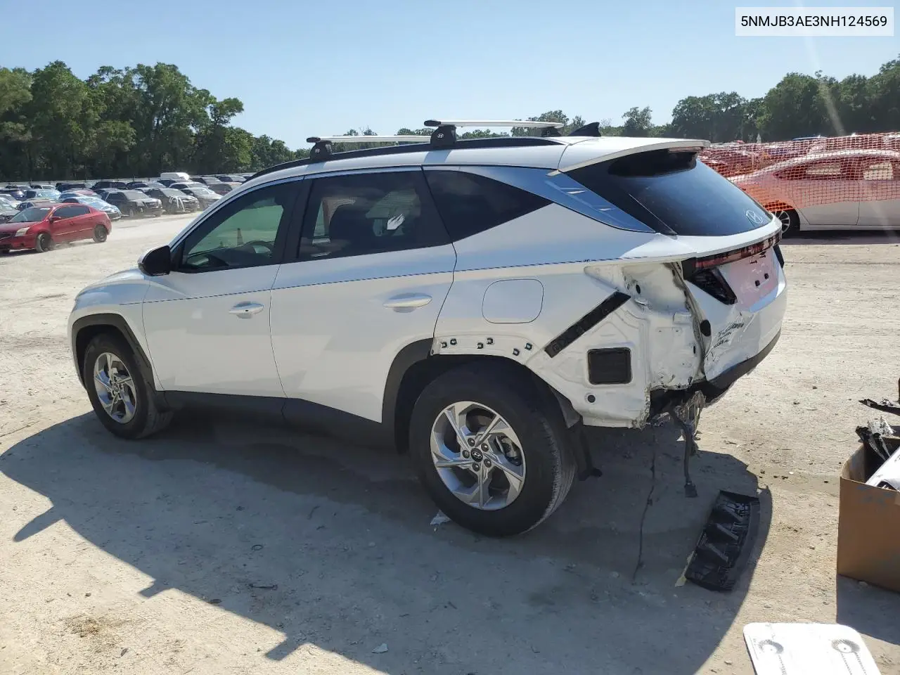2022 Hyundai Tucson Sel VIN: 5NMJB3AE3NH124569 Lot: 55614215