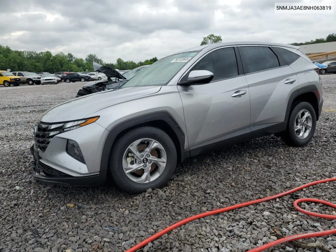 2022 Hyundai Tucson Se VIN: 5NMJA3AE8NH063819 Lot: 56153605