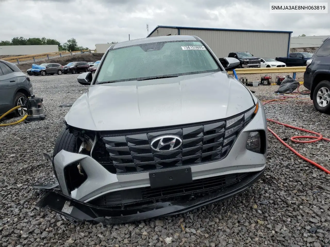 2022 Hyundai Tucson Se VIN: 5NMJA3AE8NH063819 Lot: 56153605