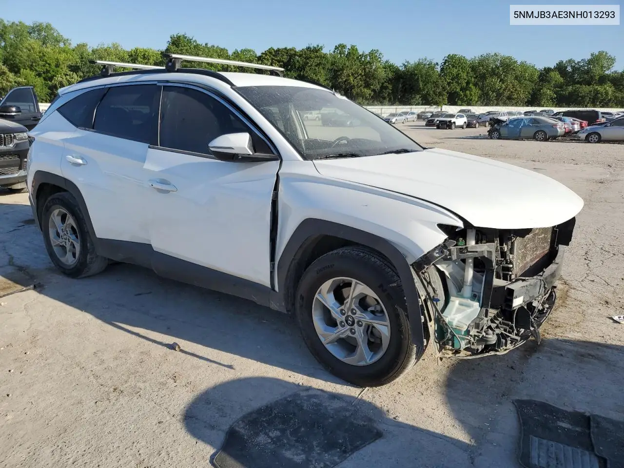 2022 Hyundai Tucson Sel VIN: 5NMJB3AE3NH013293 Lot: 56389375