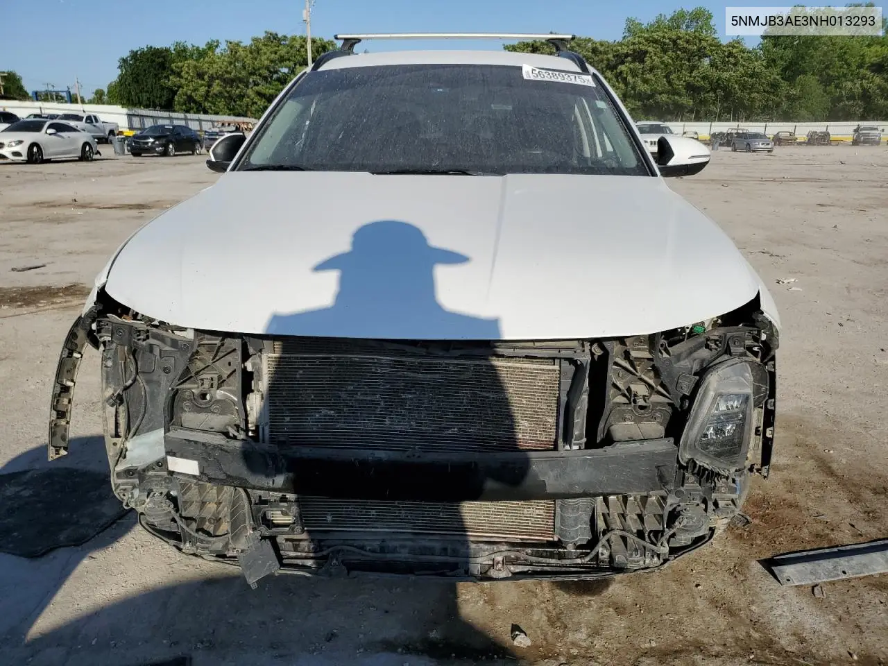 2022 Hyundai Tucson Sel VIN: 5NMJB3AE3NH013293 Lot: 56389375