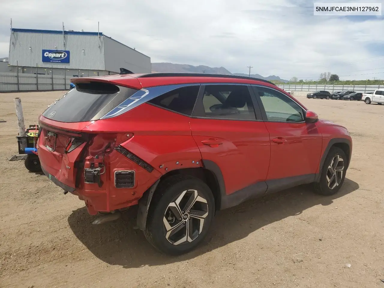 2022 Hyundai Tucson Sel VIN: 5NMJFCAE3NH127962 Lot: 56497915