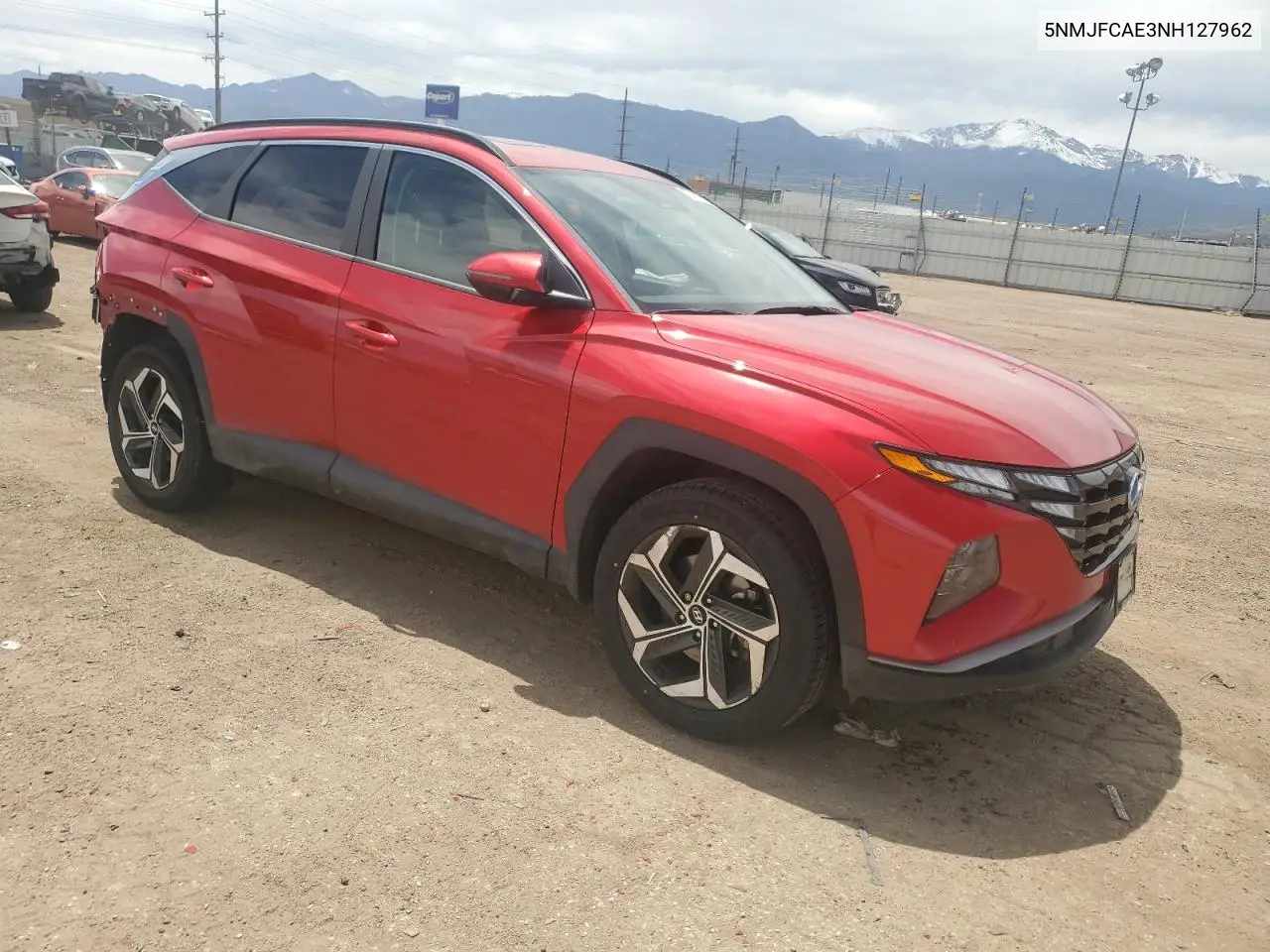 2022 Hyundai Tucson Sel VIN: 5NMJFCAE3NH127962 Lot: 56497915