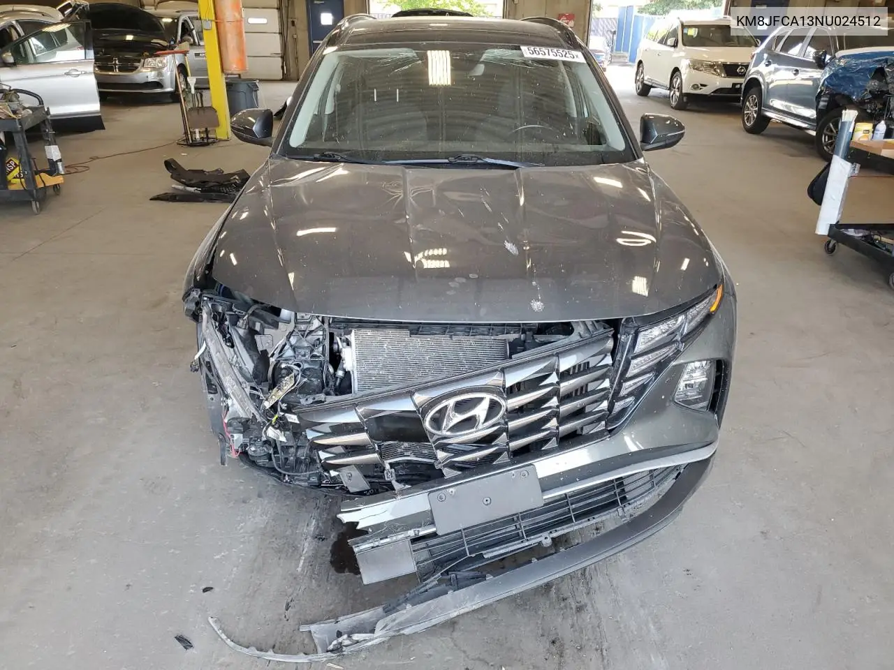 2022 Hyundai Tucson Sel Convenience VIN: KM8JFCA13NU024512 Lot: 56575525