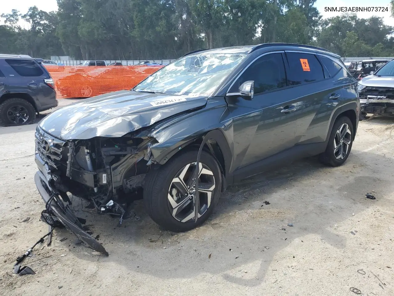 2022 Hyundai Tucson Limited VIN: 5NMJE3AE8NH073724 Lot: 56829275