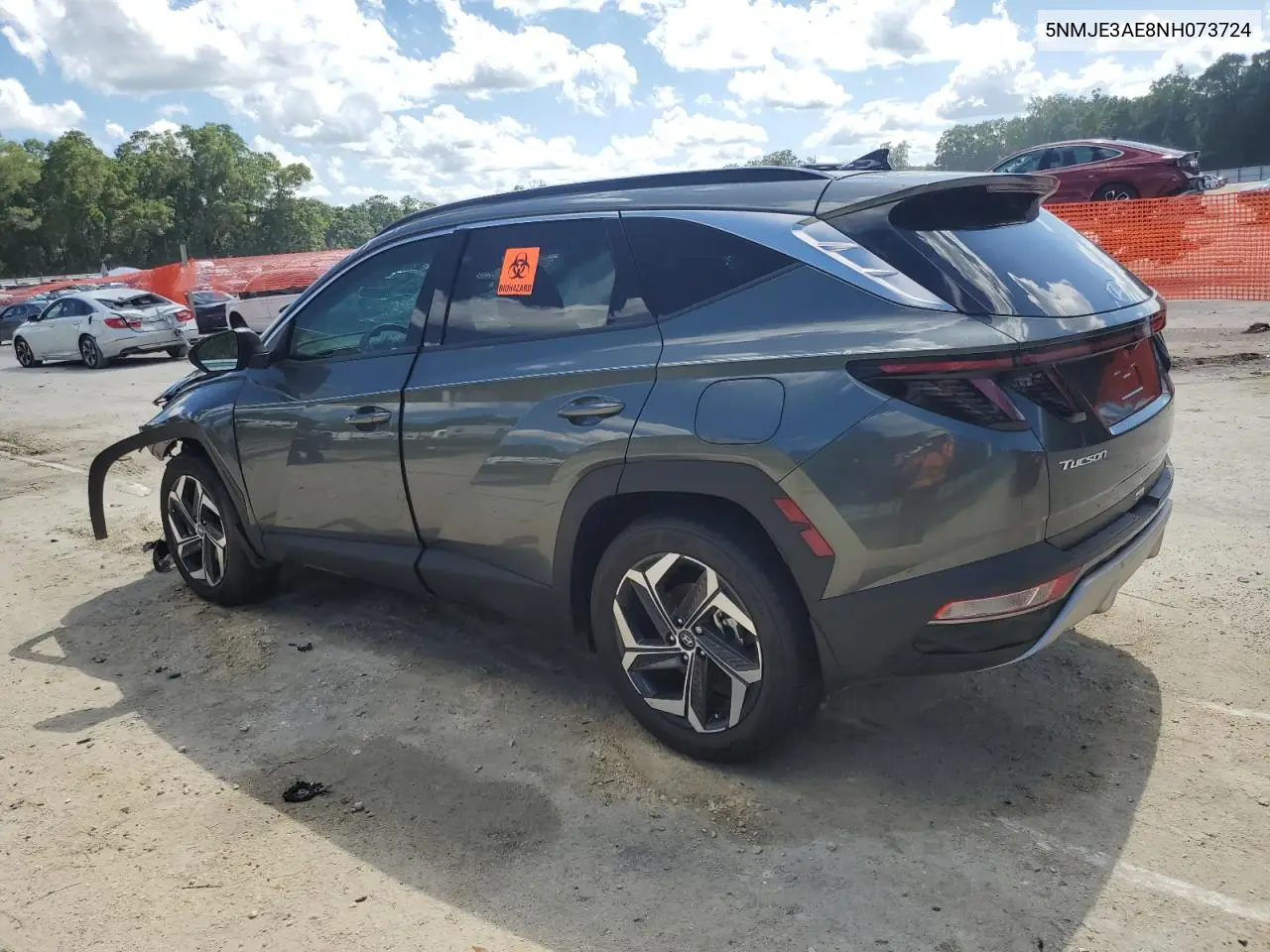 2022 Hyundai Tucson Limited VIN: 5NMJE3AE8NH073724 Lot: 56829275