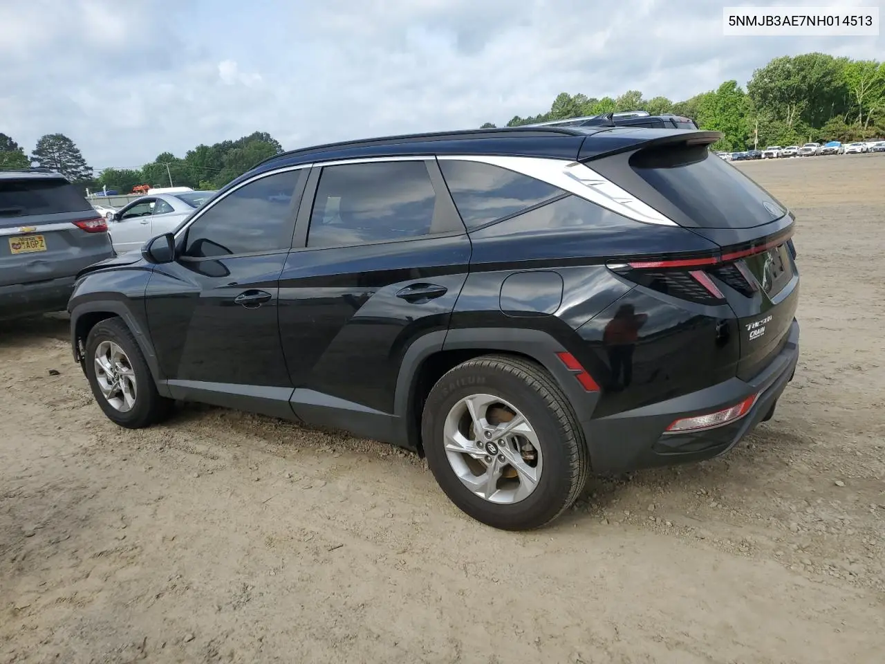2022 Hyundai Tucson Sel VIN: 5NMJB3AE7NH014513 Lot: 57054915