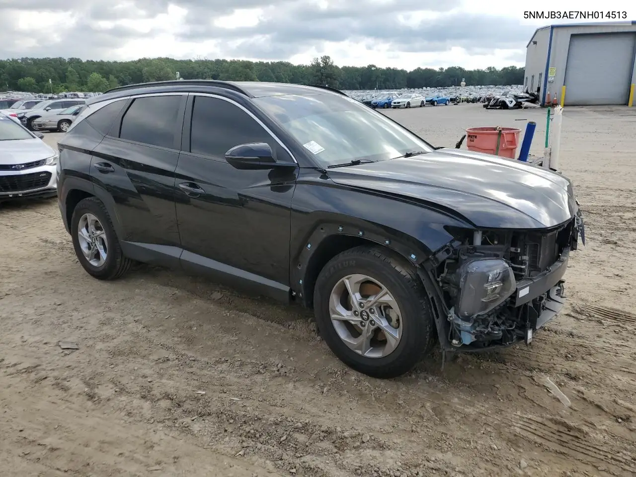 2022 Hyundai Tucson Sel VIN: 5NMJB3AE7NH014513 Lot: 57054915