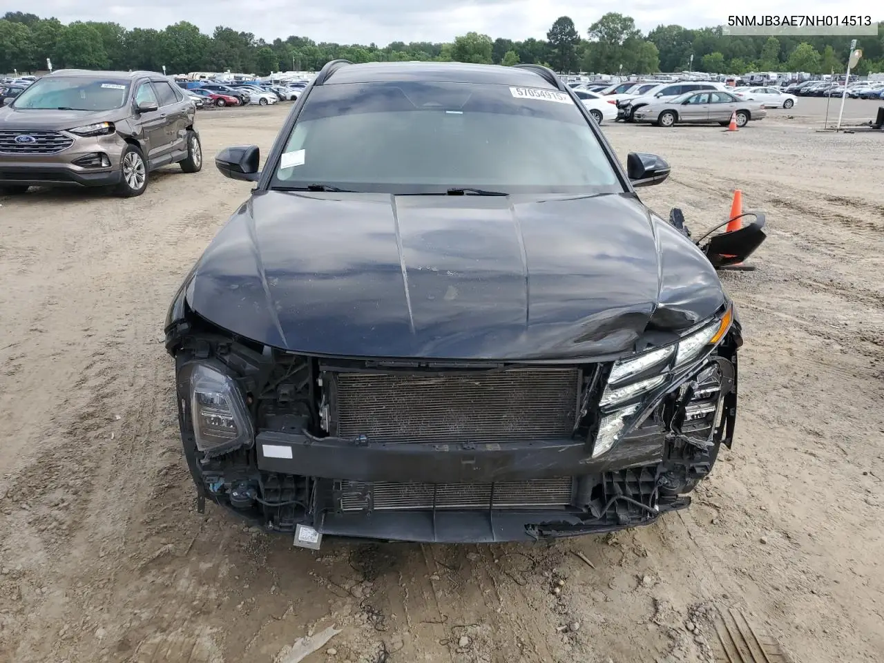 2022 Hyundai Tucson Sel VIN: 5NMJB3AE7NH014513 Lot: 57054915