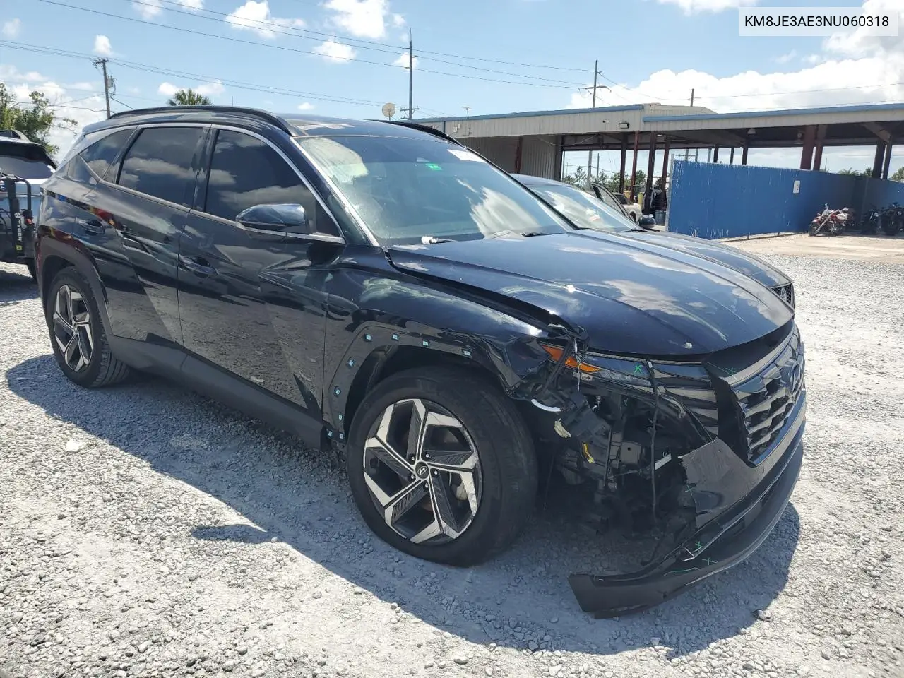 2022 Hyundai Tucson Limited VIN: KM8JE3AE3NU060318 Lot: 57178035