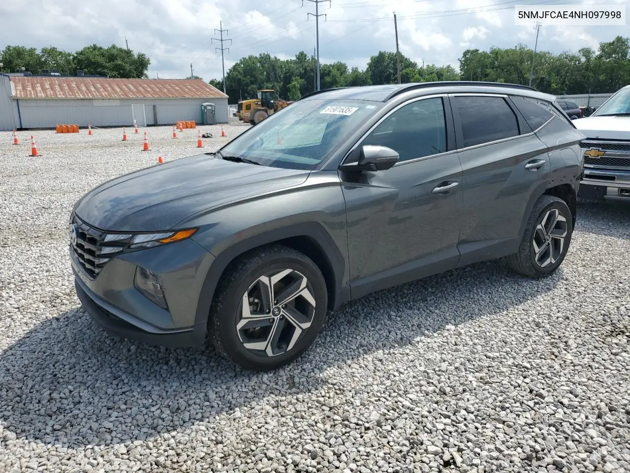 2022 Hyundai Tucson Sel VIN: 5NMJFCAE4NH097998 Lot: 61901635
